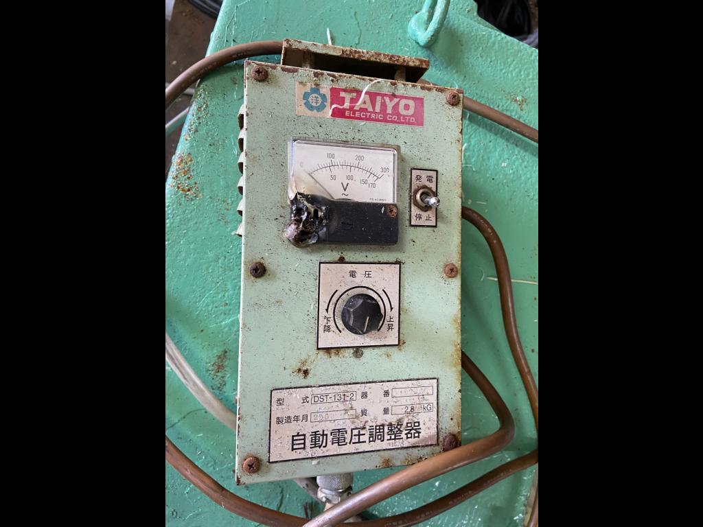 TAIYO TEW22D 30kw発電機と電圧調整器 | 中古船ソーマッチ