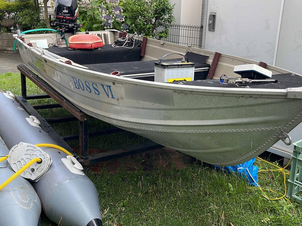 14ft ボート エンジンつき