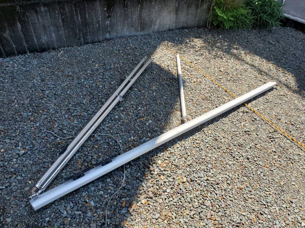 アルミ 汎用スパンカー 全長2.5m | 中古船ソーマッチ