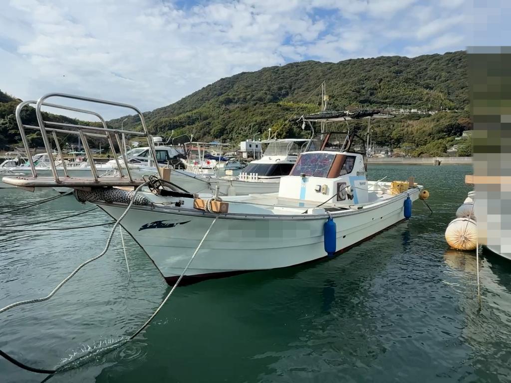 海上係留場所付き！ 中古艇 ヤンマーとびうおDE24DZ 65馬力、平成 