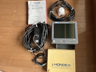 ホンデックス　HONDEX GPS魚探 HE-7311-Di   本体、電源ケーブル、振動子、ヘディングセンサー