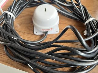 ホンデックス HONDEX GPS魚探 HE-7311-Di 本体、電源ケーブル、振動子、ヘディングセンサー