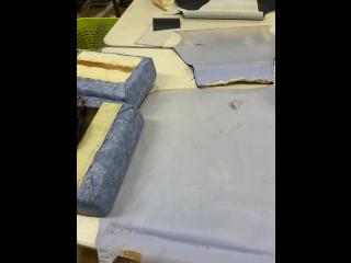 ドナルド シート椅子張替え